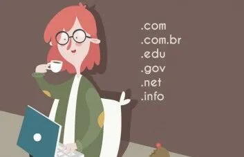 Qual a diferença entre as terminações dos domínios?