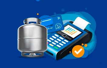 Aplicativo para comprar botijão de gás através do cartão virtual Caixa Tem