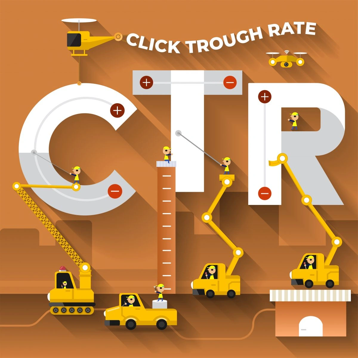 ilustração de CTR do google ads