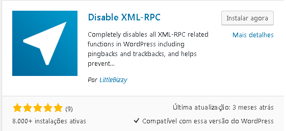 Plugin para desativar o Xmlrpc.php no WordPress