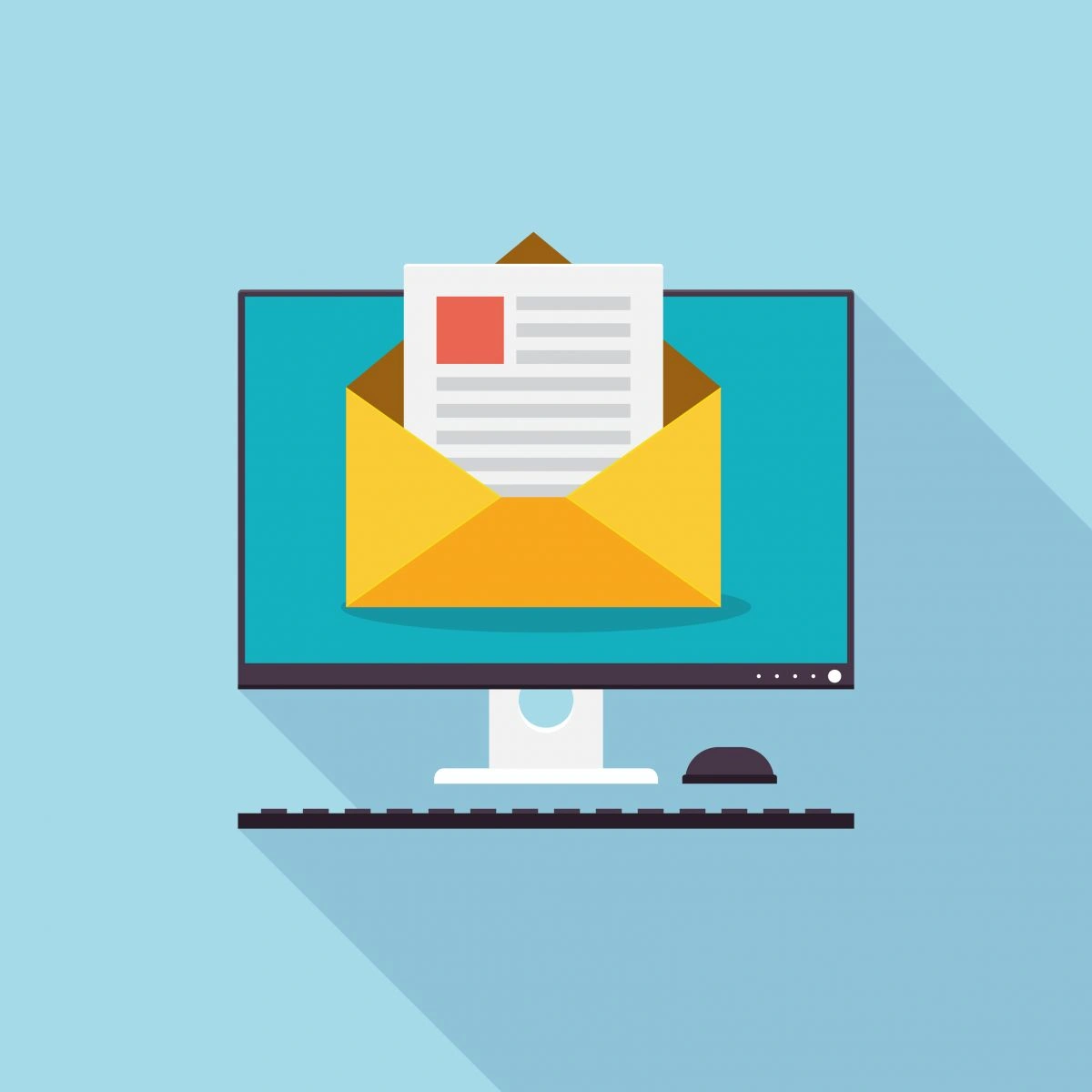 email marketing recebido e aberto